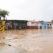 Casas inundadas no Kicolo