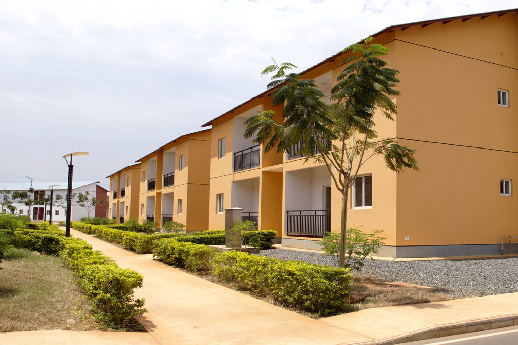 Habitação social de construção recente na capital angolana