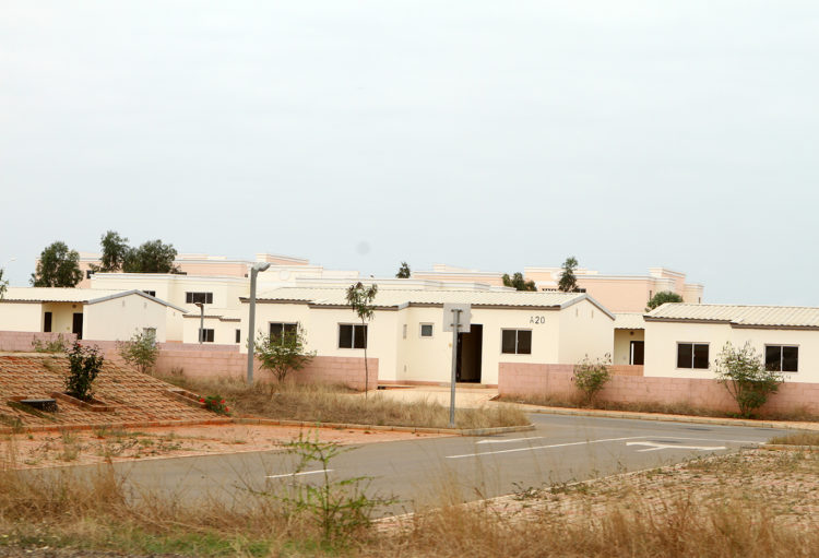 Casas da Urbanização Zango Oito Mil (Foto Eduardo Pedro / JAIMAGENS)