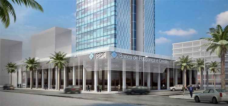 Projecto do novo edifício-sede do Banco de Poupança e Crédito (BPC) em Luanda (Fot Plataforma Macau)